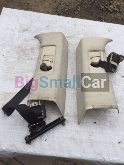 Задние ремни с накладками Range rover, ленд ровер